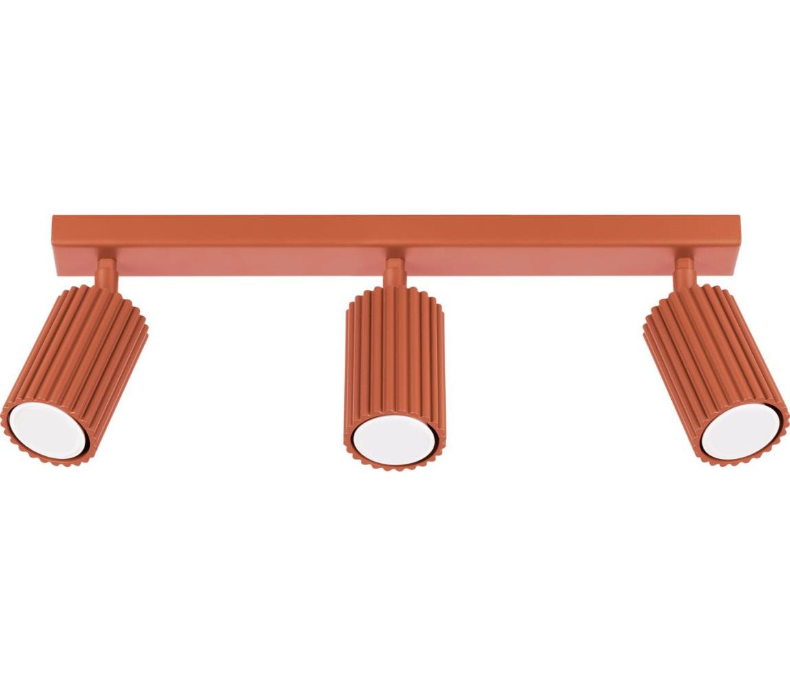 SL.1638 - Bodové svítidlo KARBON 3xGU10/10W/230V červená