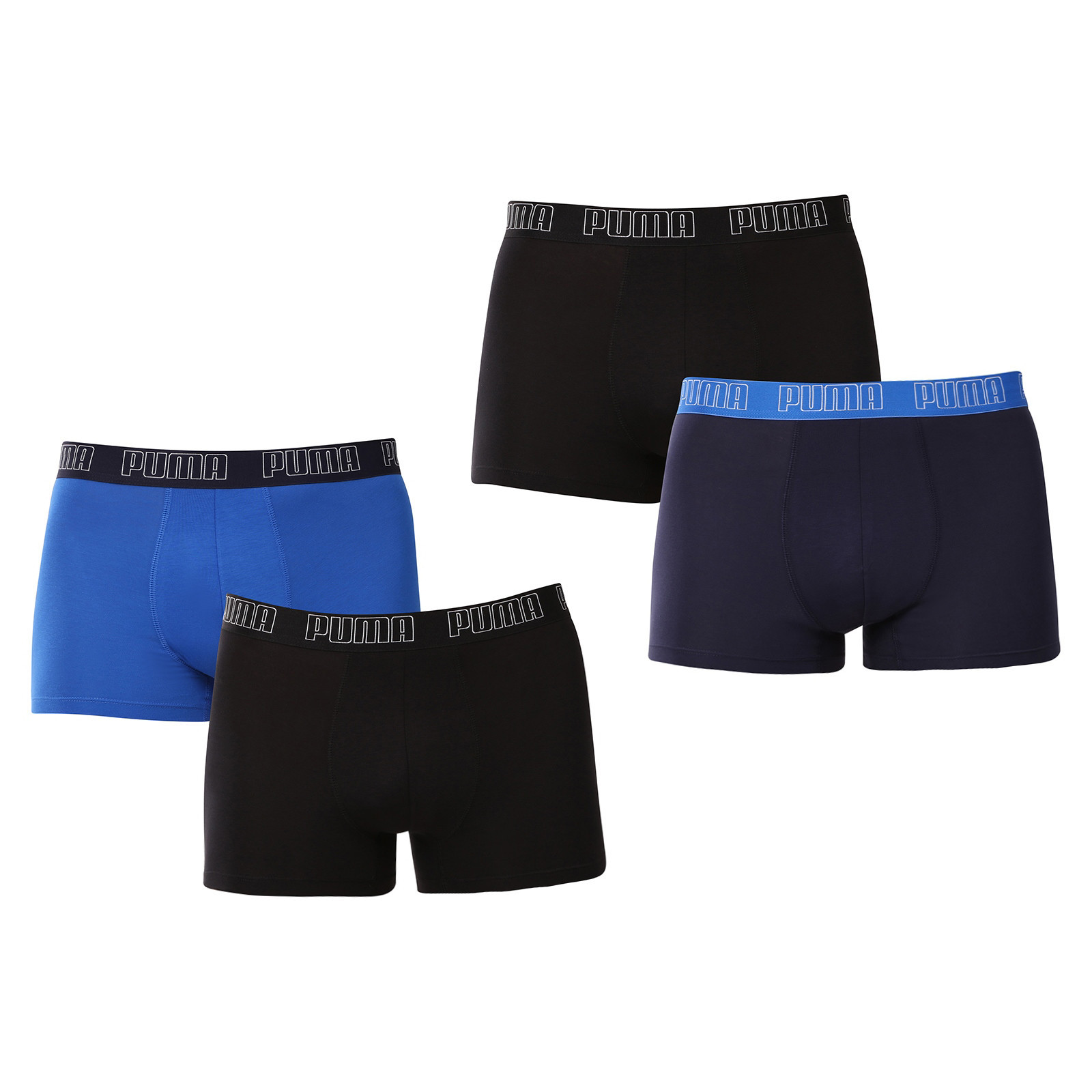 4PACK pánské boxerky Puma vícebarevné (701227794 001) XL, trenky / trenýrky