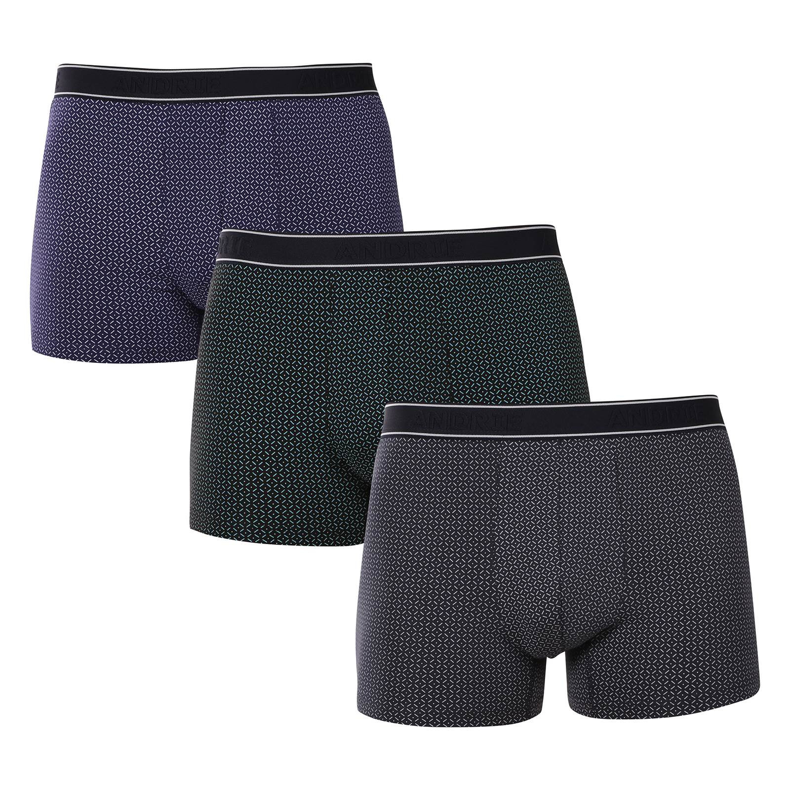 3PACK pánské boxerky Andrie vícebarevné (PS 5790) M, trenky / trenýrky