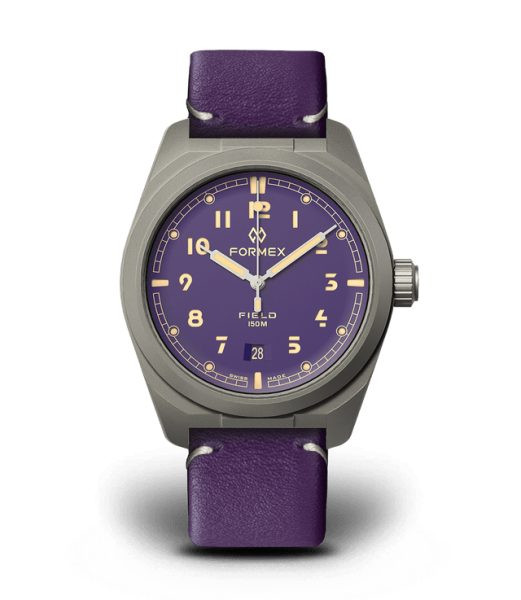 Formex Field Automatic Ultra Violet Bolgheri Violet Leather Strap 0660.1.6593.799