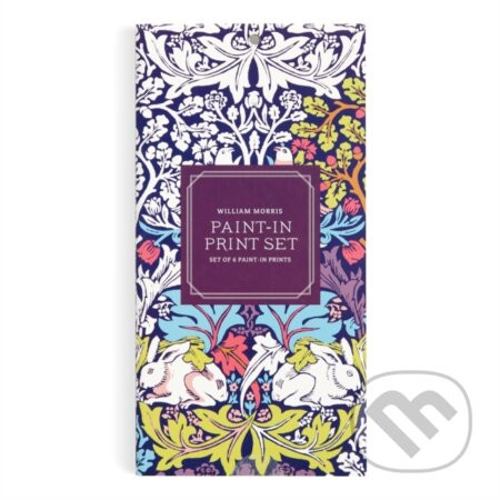 Galison William Morris Paint-in Postcard Set - Galison, William Morris