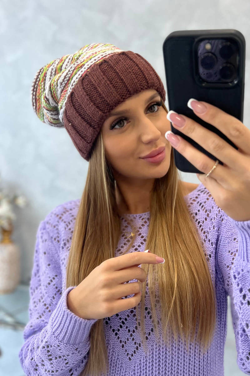 Dámská kšiltovka Feba K330 hnědá