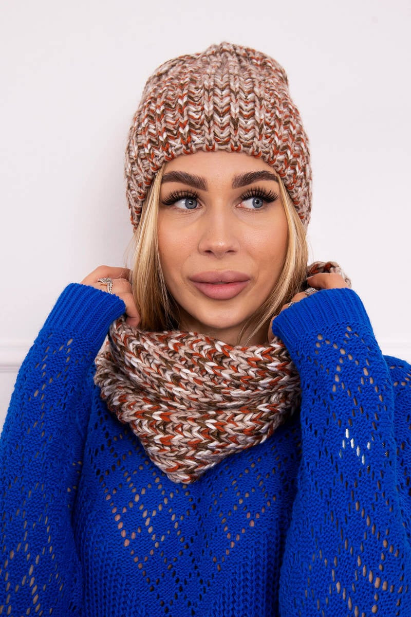 Dámská souprava s fleecem Merry K202 brown+foxy