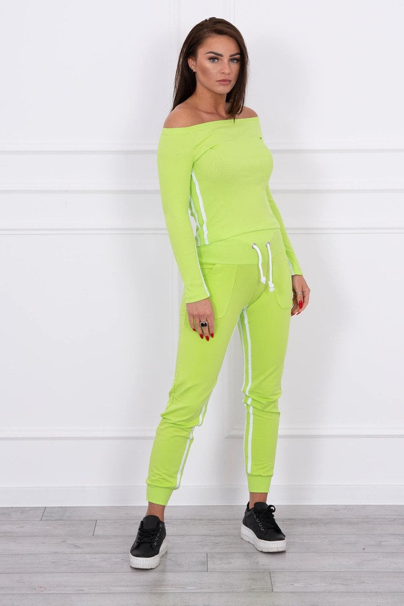 Sada s dvojitým zeleným pruhem