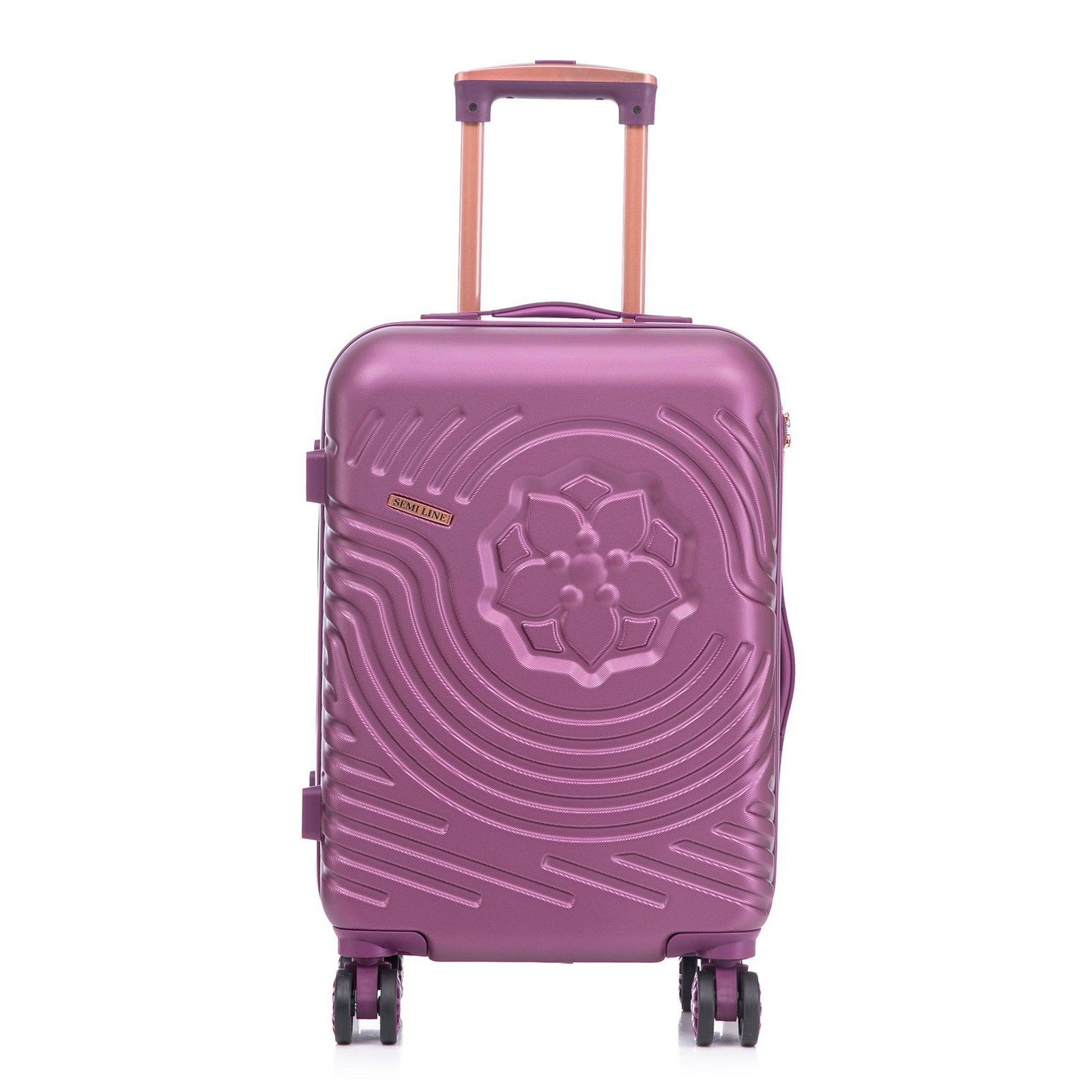 Semiline Unisex's ABS Suitcase T5817-3  20 Inches