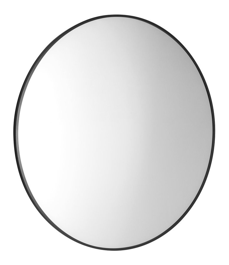 Sapho AROWANA kulaté zrcadlo v rámu ø 90cm, černá mat