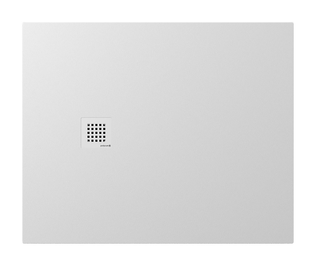 Polysan TRENECA vanička z litého mramoru s možností úpravy rozměru, 110x90cm, bílá mat