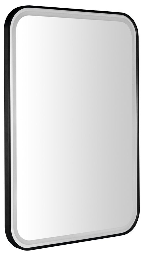 Sapho CETIS zrcadlo s LED osvětlením 60x80cm, černá mat