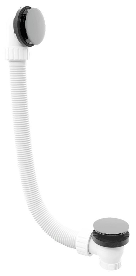 Polysan Vanová souprava bez napouštění, click-clack, délka 1200mm, zátka 72mm, chrom