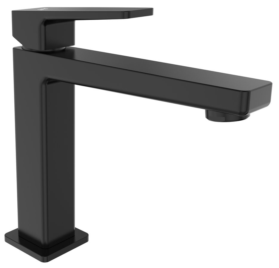 Sapho TURSI stojánková umyvadlová baterie bez výpusti, výška 190mm, černá mat