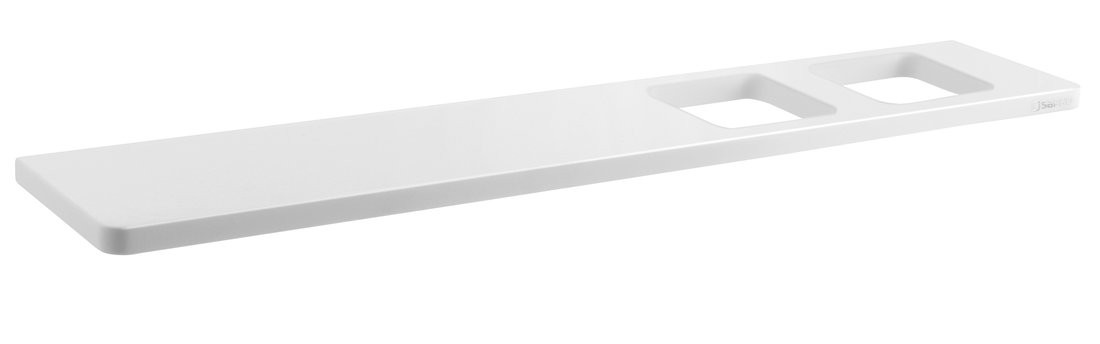 Sapho ABELINE police rockstone 500mm, 2x otvor, bílá mat