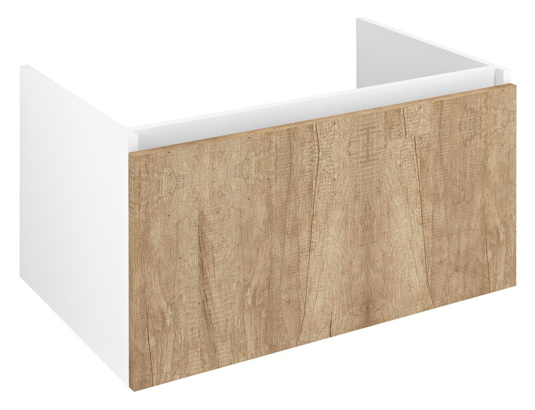 Sapho LOREA umyvadlová skříňka 80x44x51,2cm, 1x zásuvka, dub alabama/bílá mat