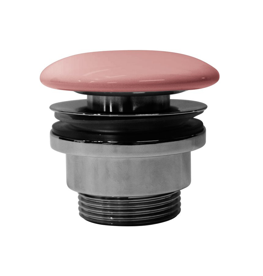 GSI umyvadlová výpust 5/4“, neuzavíratelná, keramická zátka, 5-65mm, blush mat