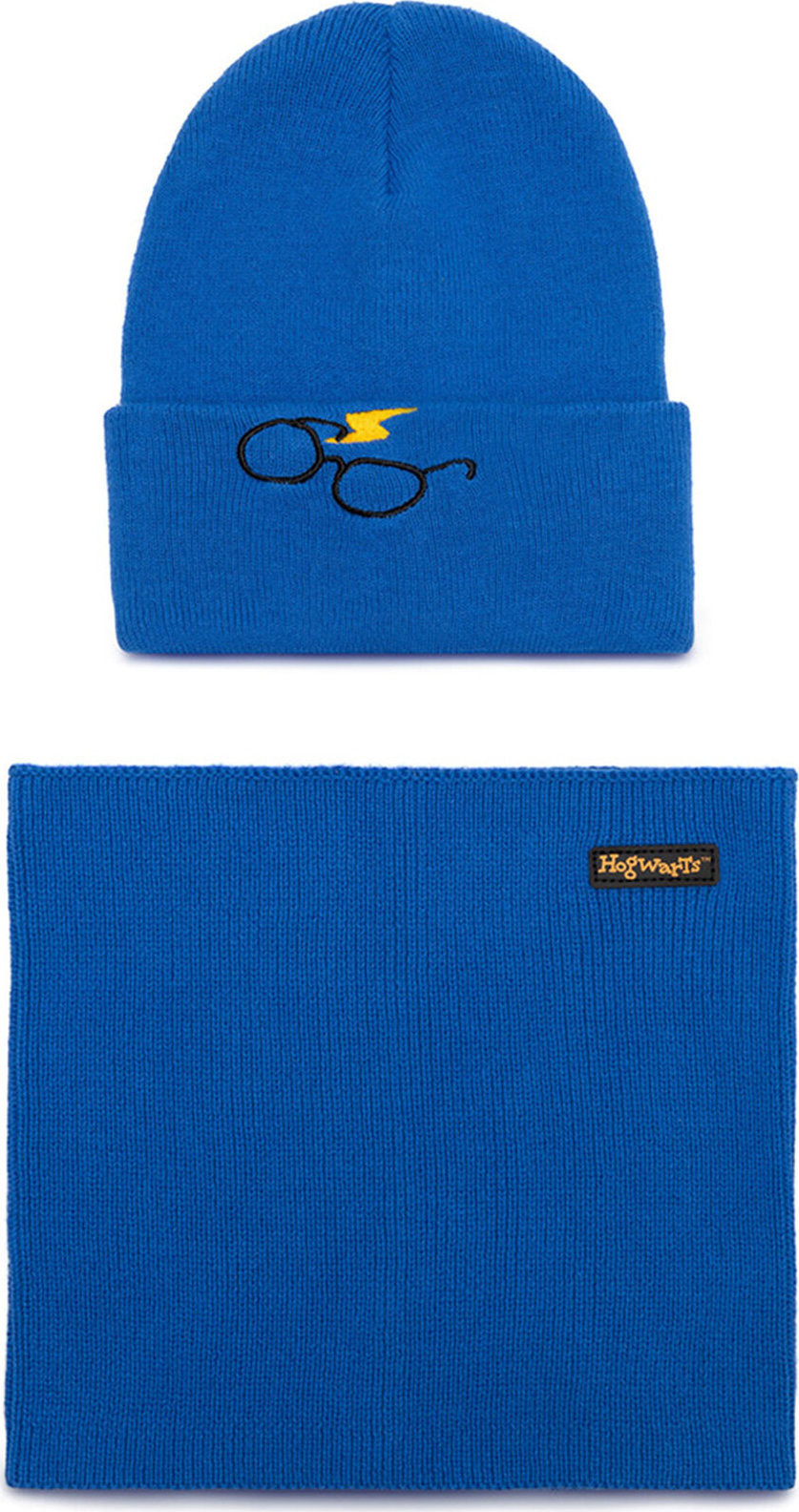 Set čepice a tunelová šála Harry Potter ACCCS-AW24-243WBHP Tmavomodrá