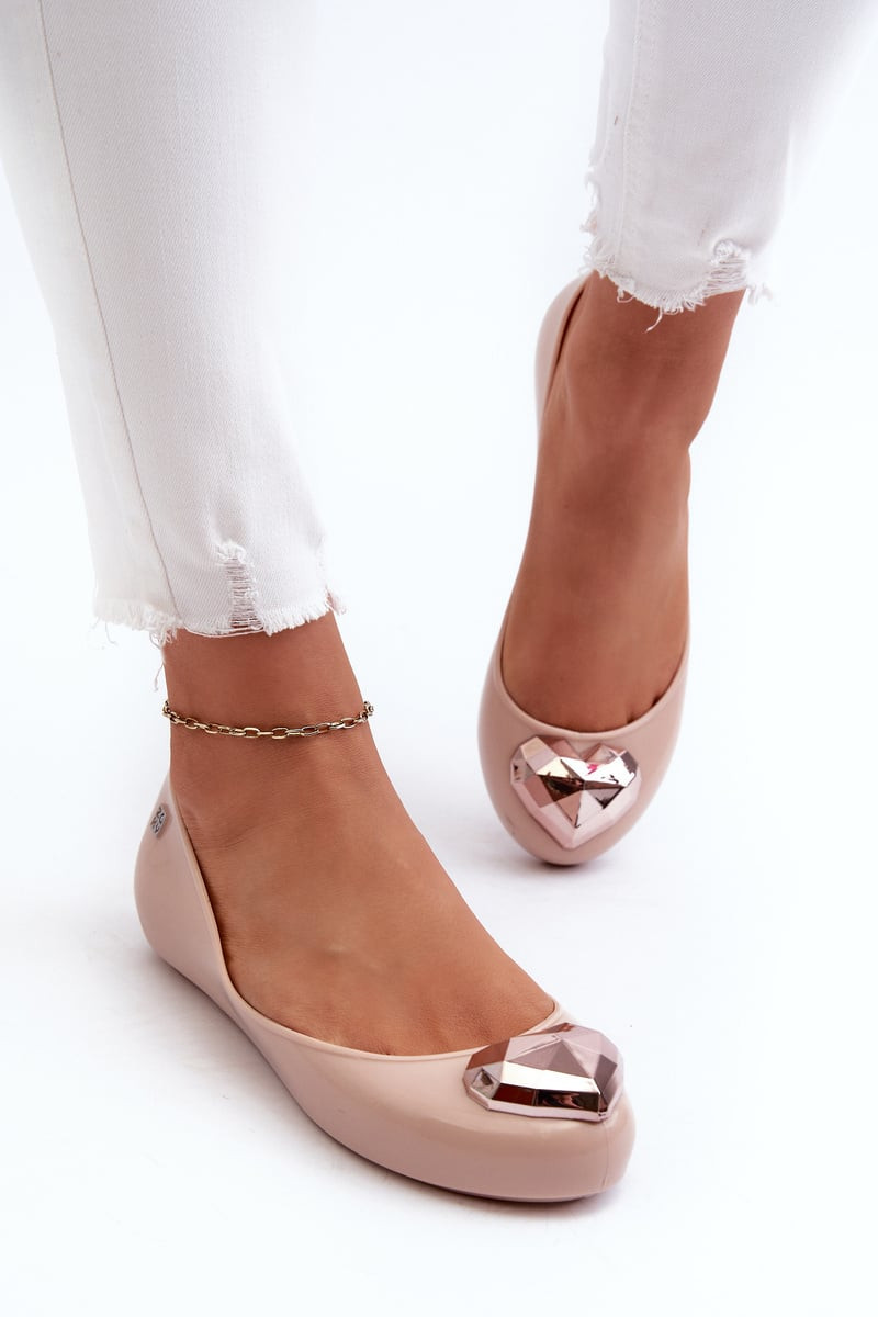 Dámské vonící baleríny srdcem ZAXY