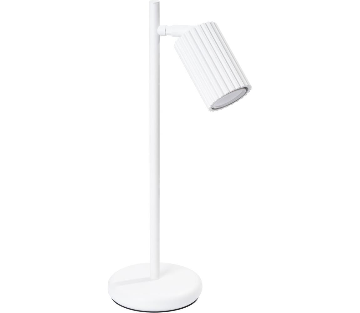 SL.1548 - Stolní lampa KARBON 1xGU10/10W/230V bílá