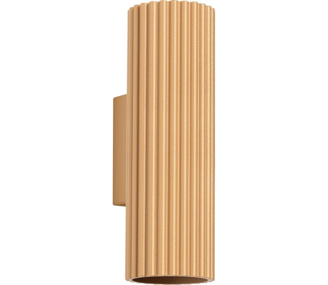 SL.1651 - Nástěnné svítidlo KARBON 2xGU10/10W/230V zlatá