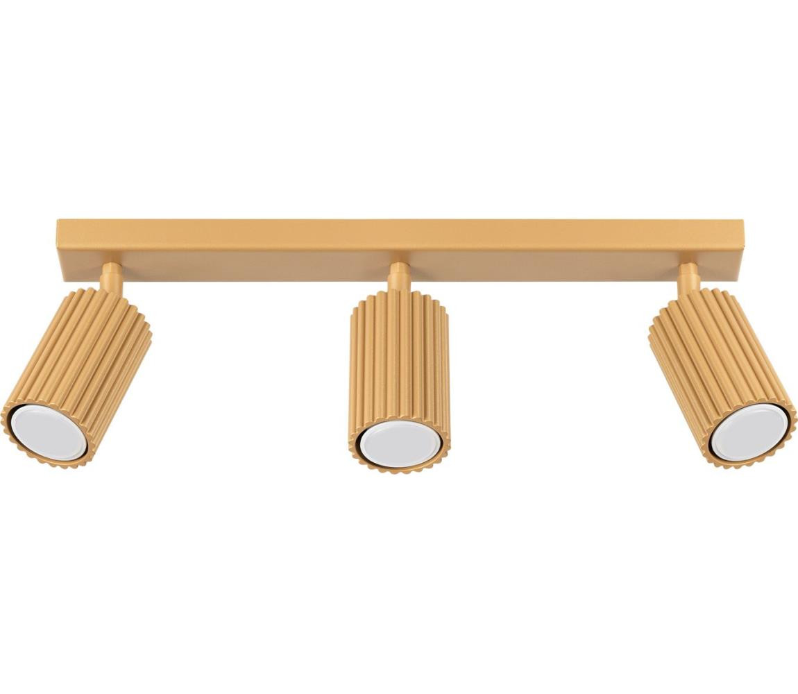 SL.1562 - Bodové svítidlo KARBON 3xGU10/10W/230V zlatá