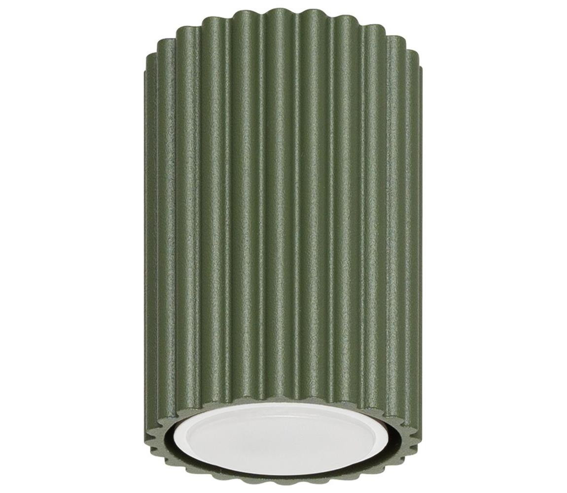 SL.1606 - Bodové svítidlo KARBON 1xGU10/10W/230V 10 cm zelená