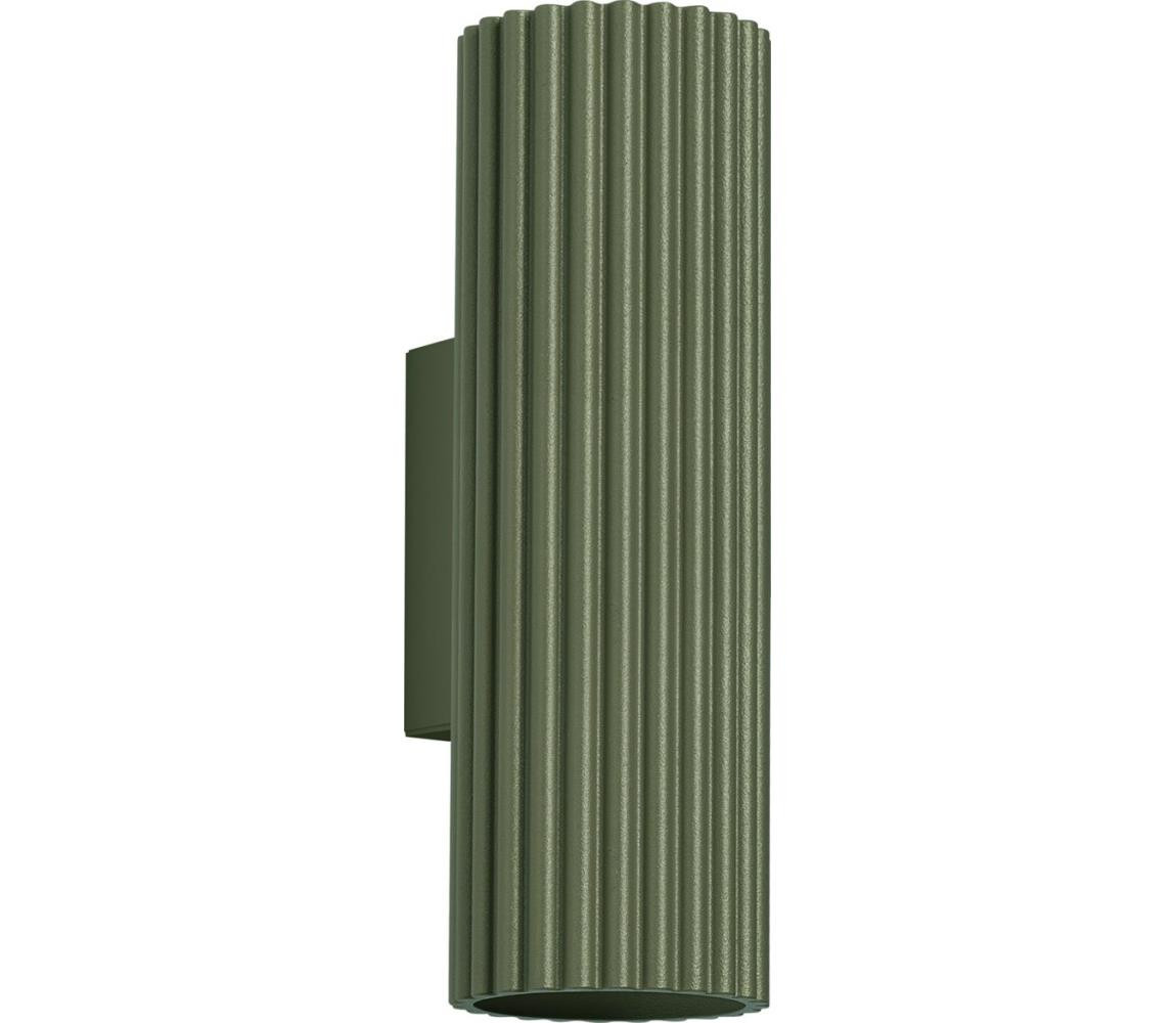 SL.1657 - Nástěnné svítidlo KARBON 2xGU10/10W/230V zelená