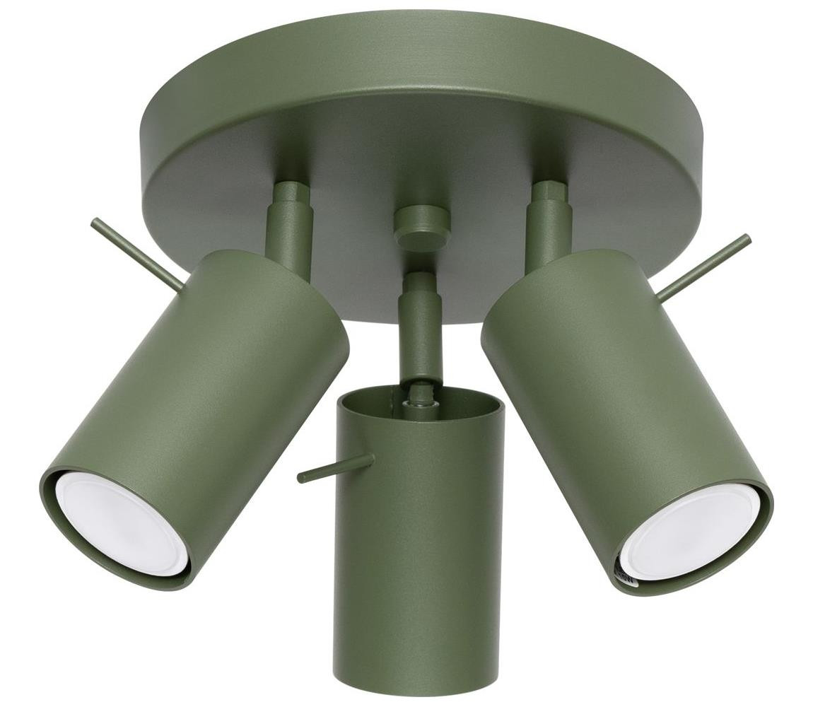 SL.1503 - Bodové svítidlo RING 3xGU10/10W/230V zelená