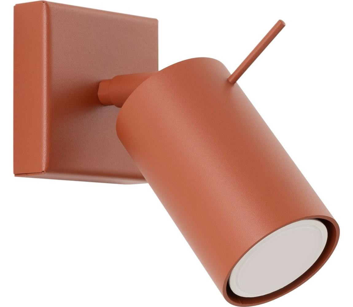 SL.1506 - Nástěnné bodové svítidlo RING 1xGU10/10W/230V červená
