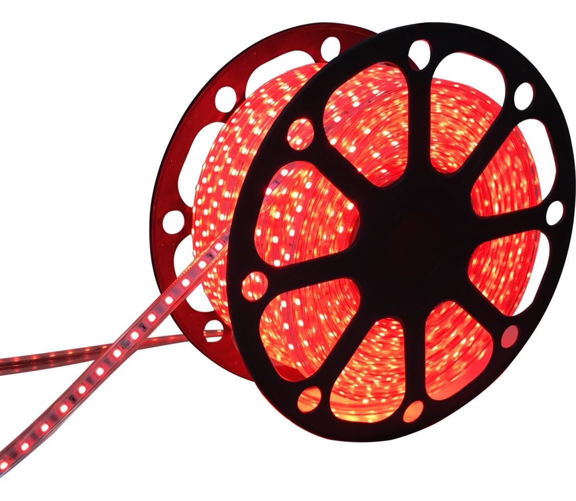 B.V.  - LED Pásek 50m LED/300W/230V IP65 červená