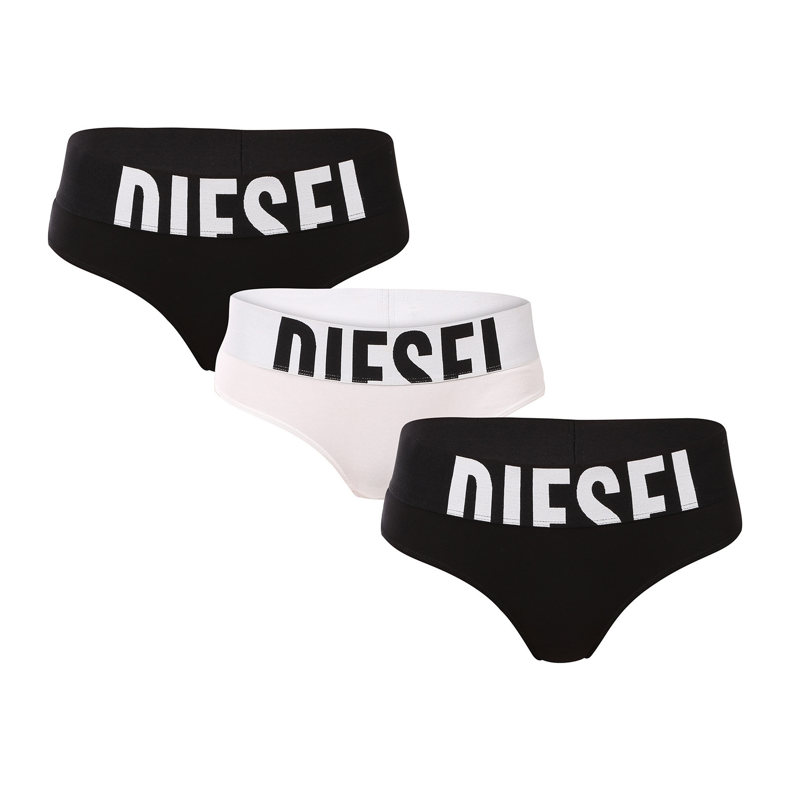 3PACK dámská tanga Diesel vícebarevná (00SE0K-0HMAU-E4877) M