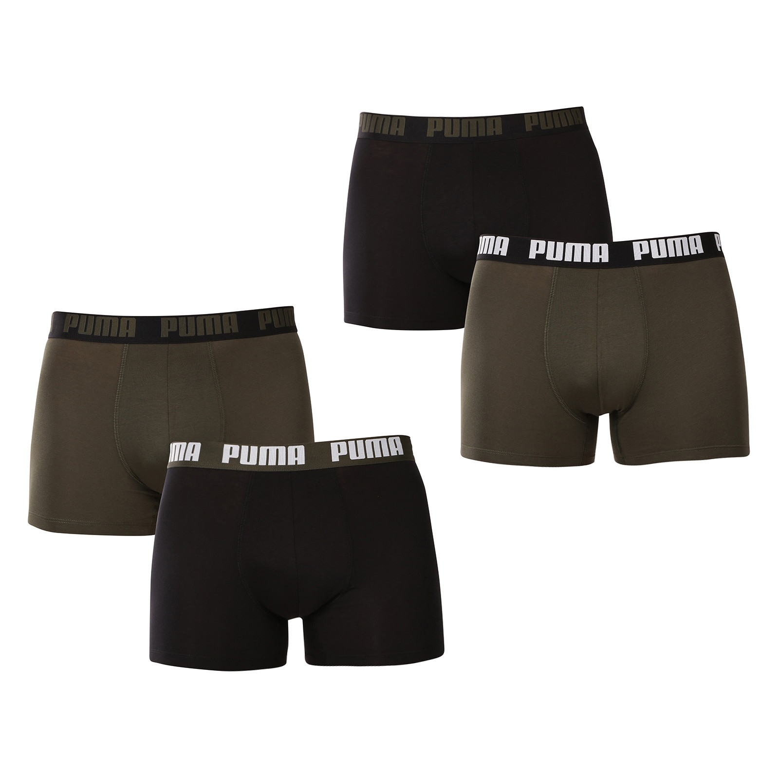 4PACK pánské boxerky Puma vícebarevné (701227791 007) XL, trenky / trenýrky