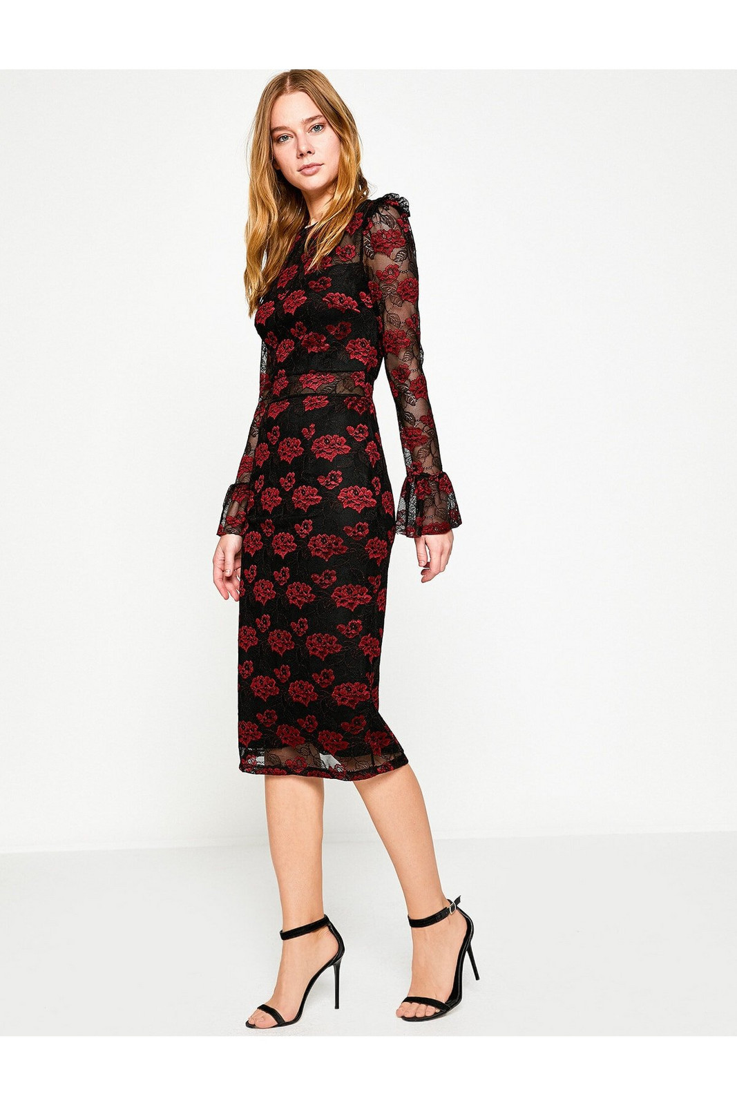 Koton Embroidered Dress