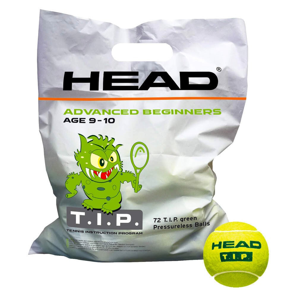 Dětské tenisové míče Head  T.I.P. Green (72B)