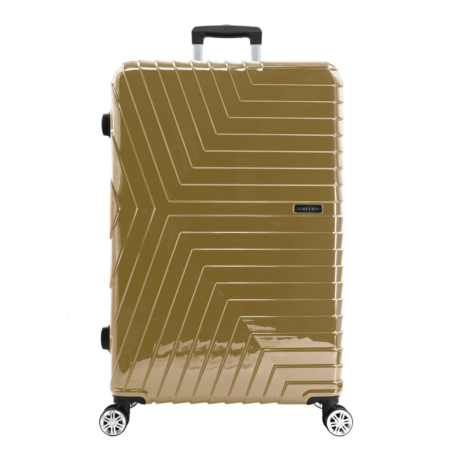 Semiline Unisex's ABS+PC Suitcase T5763-3  30 Inches