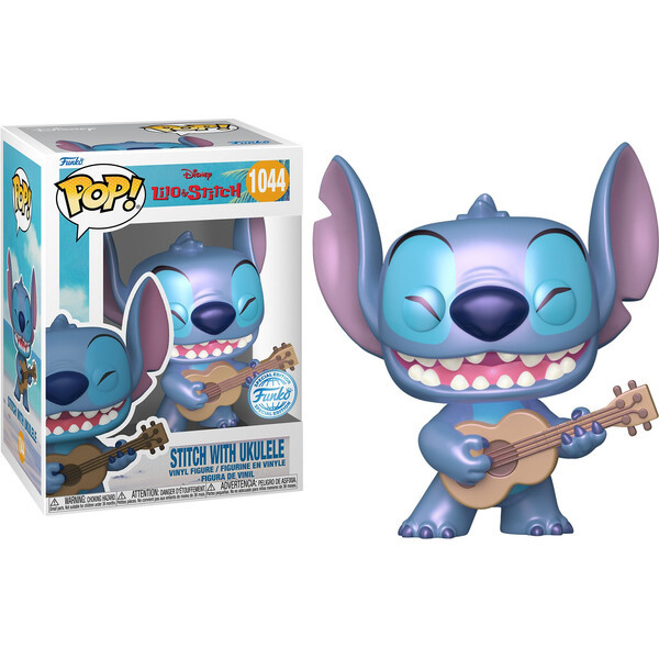 Funko POP! #1044 Disney: Lilo & Stitch - Stitch w/Ukelele (Pearlescent)