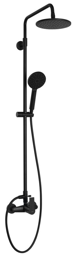 Sapho PAX sprchový sloup s pákovou baterií, černá