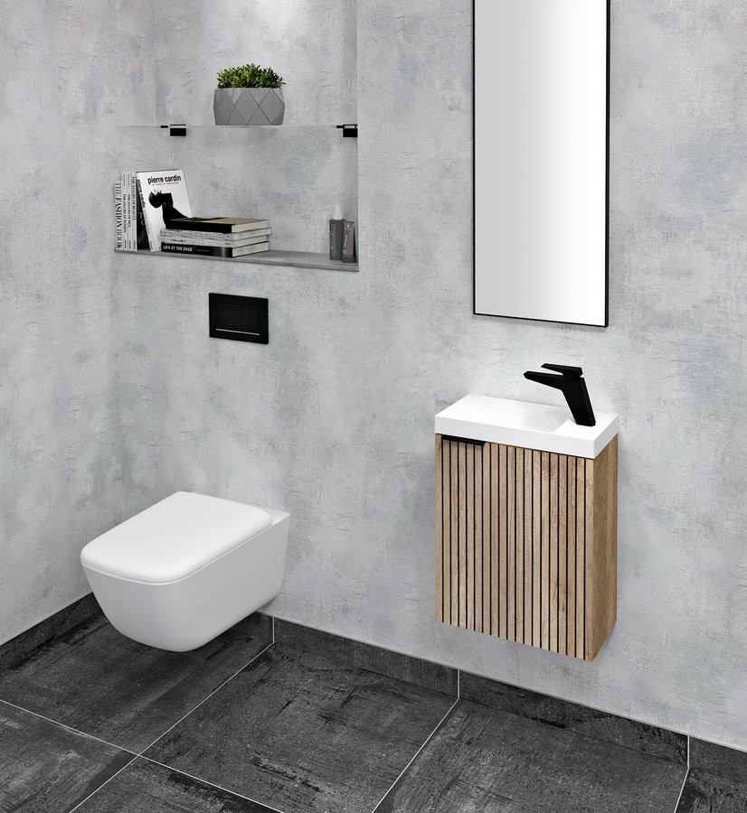 Sapho Koupelnový set LATUS X 40, dub alabama strip