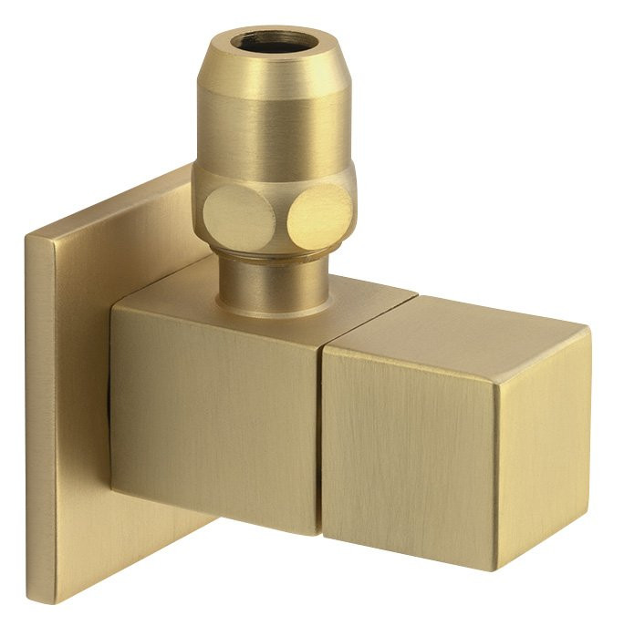 Sapho Rohový ventil s matkou, hranatý, 1/2