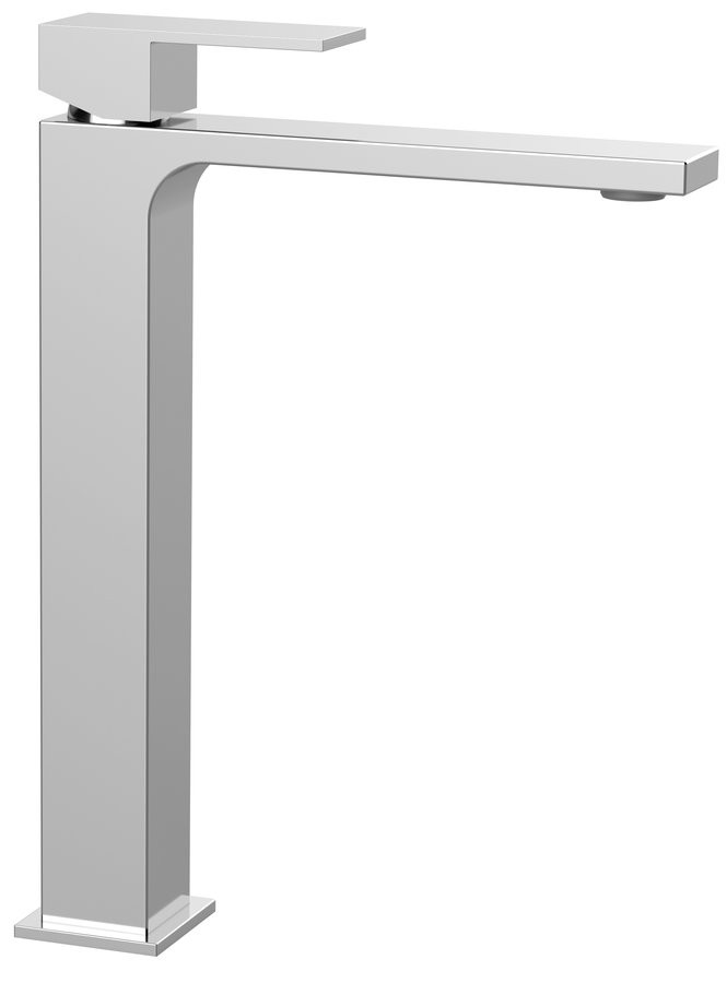 Sapho CUBEMIX stojánková umyvadlová baterie vysoká, bez výpusti, chrom