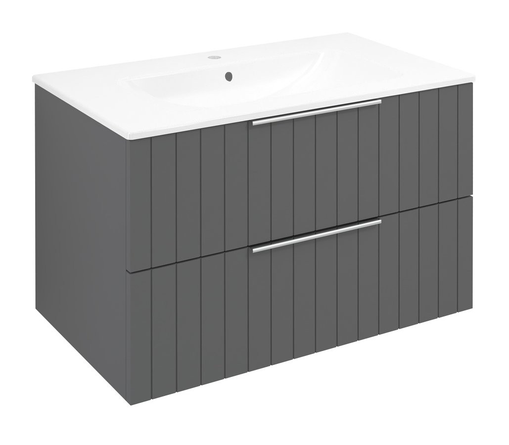 Sapho CIRASA umyvadlová skříňka 79,8x52x46cm, carina strip