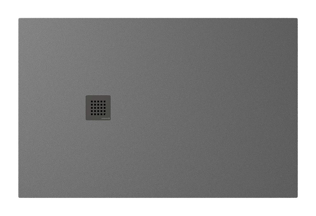 Polysan TRENECA vanička z litého mramoru s možností úpravy rozměru, 140x90cm, šedá mat