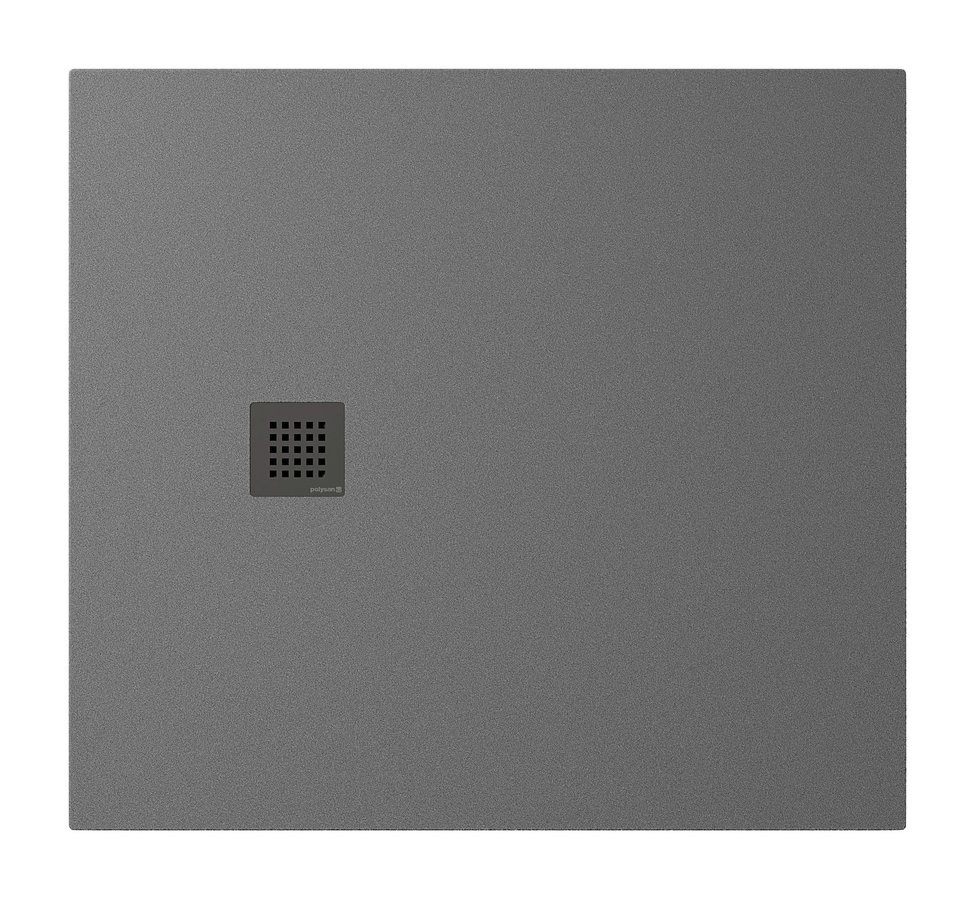 Polysan TRENECA vanička z litého mramoru s možností úpravy rozměru, 110x100cm, šedá mat