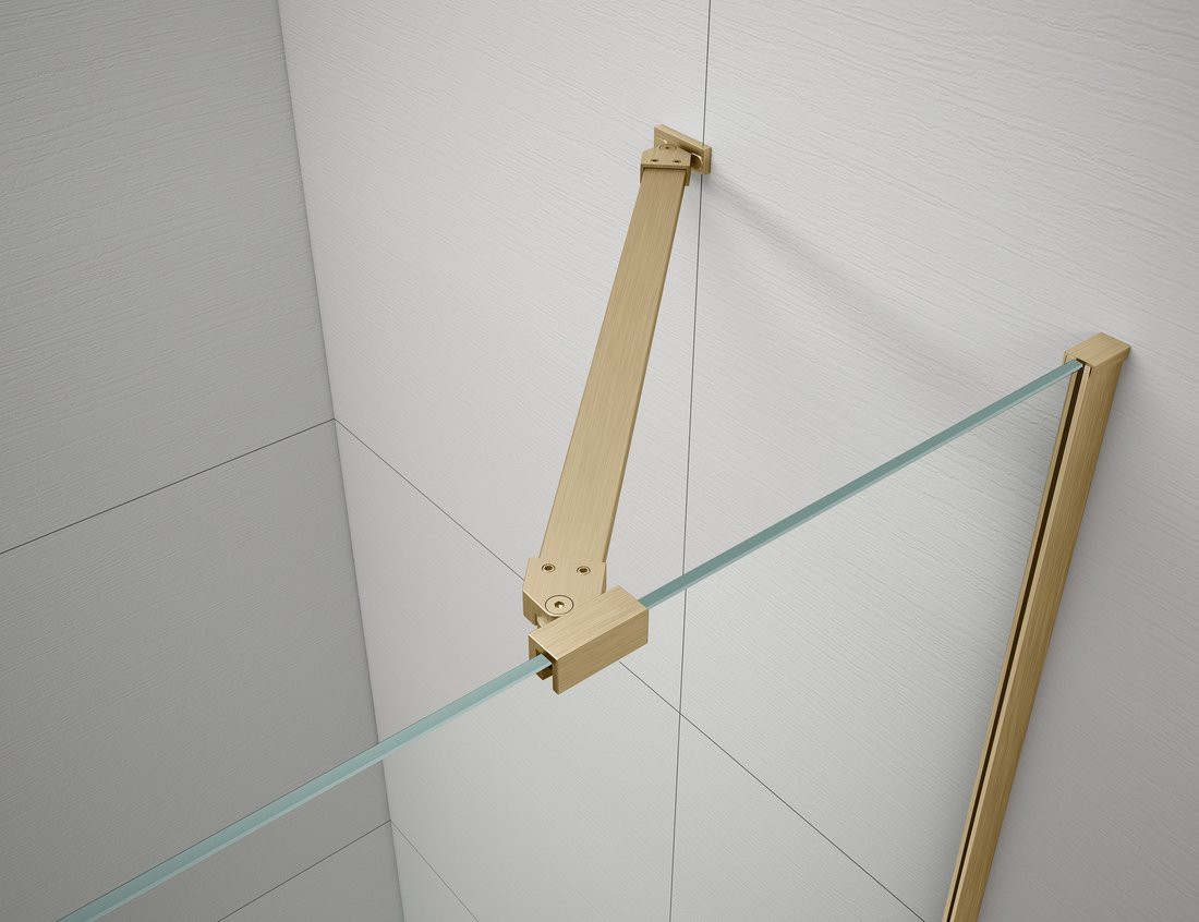 Polysan FISA stěnový profil a vzpěra, zlato mat