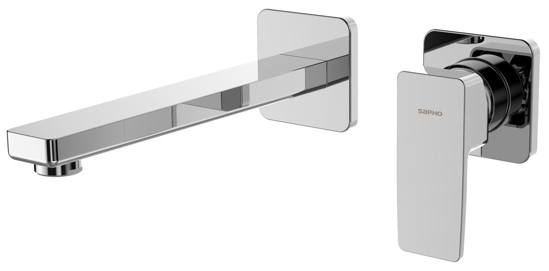 Sapho TURSI podomítková dvouprvková umyvadlová baterie, chrom