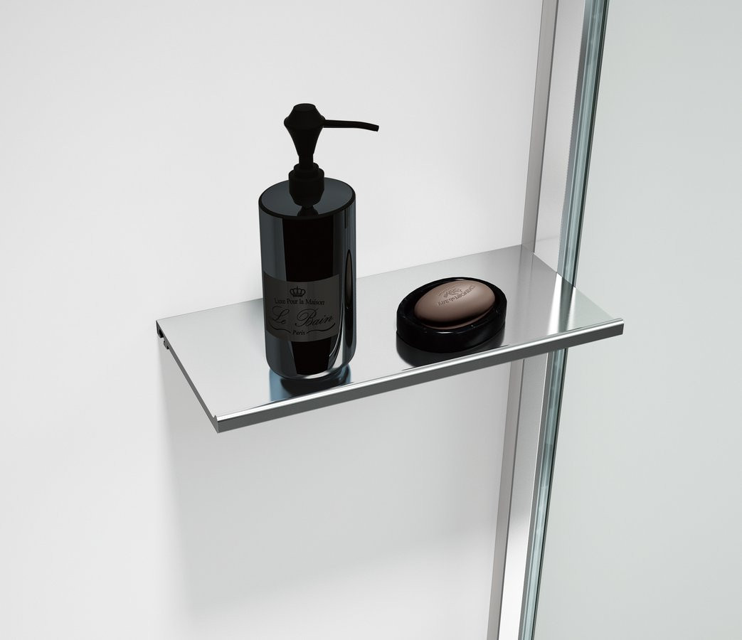 Polysan ESCA SHELF polička do profilu 230x120mm, chrom