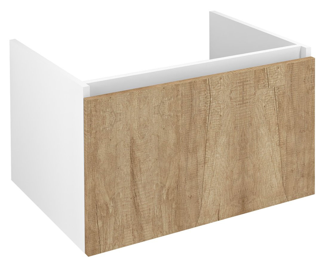 Sapho LOREA umyvadlová skříňka 70x44x51,2cm, 1x zásuvka, dub alabama/bílá mat
