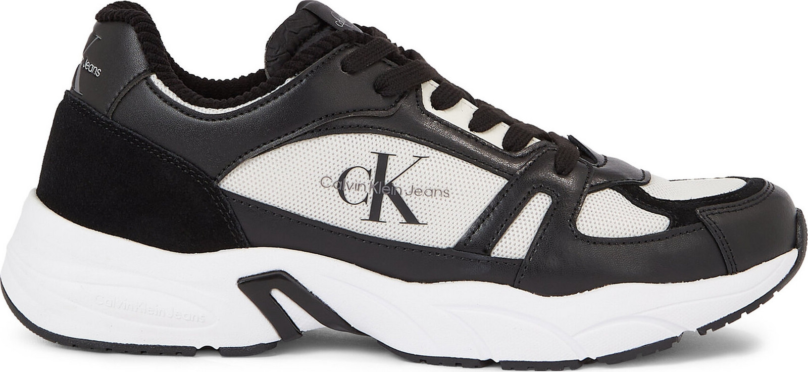 Sneakersy Calvin Klein Jeans Retro Tennis Laceup Coui YM0YM00793 Černá