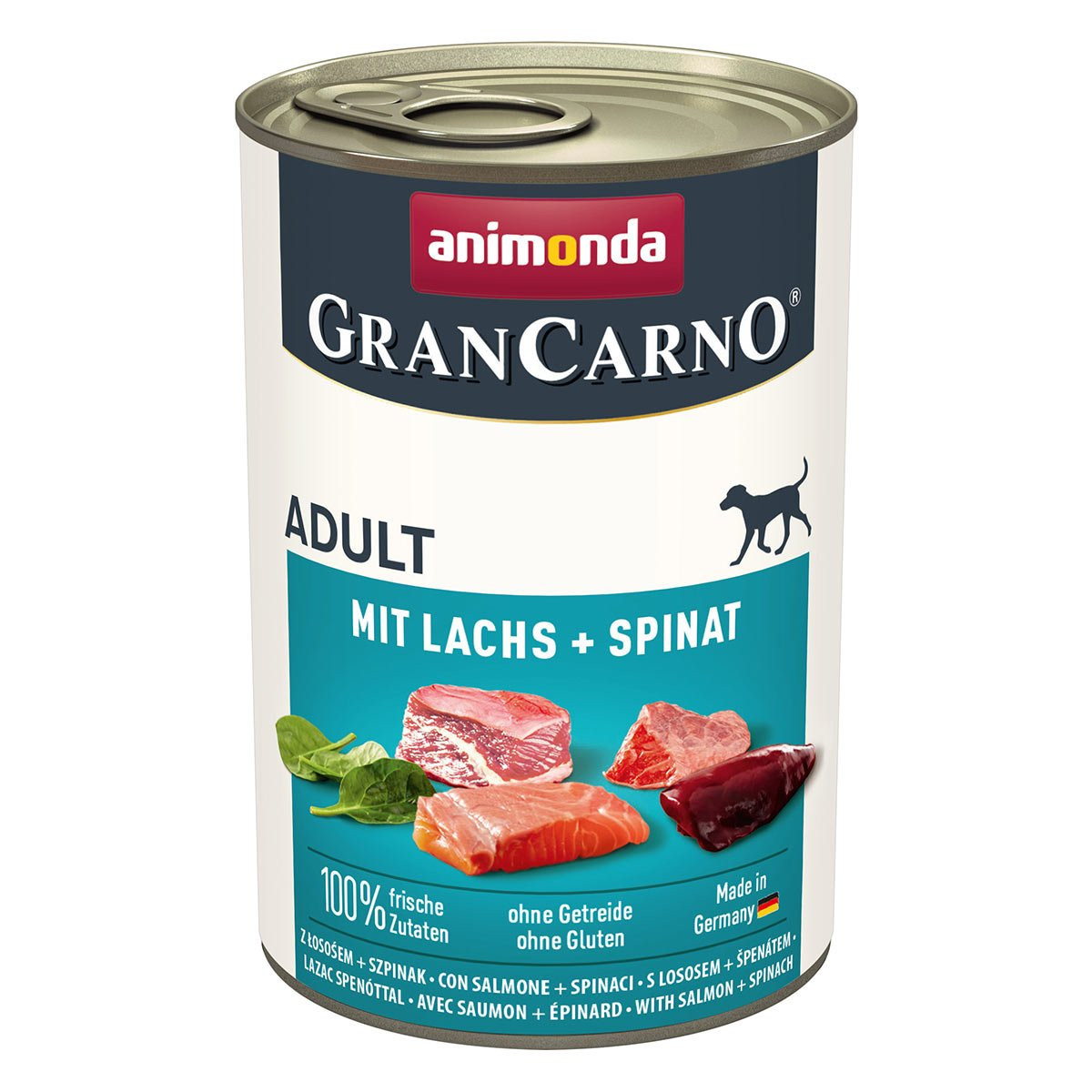 GranCarno Adult s lososem + špenátem 6x400g