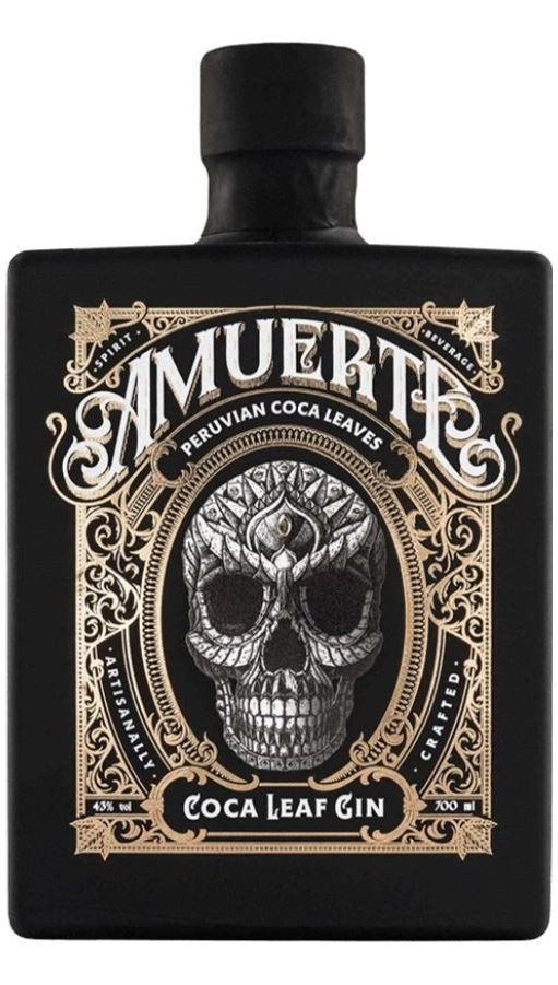 Amuerte Black Coca Leaf gin 0.7l