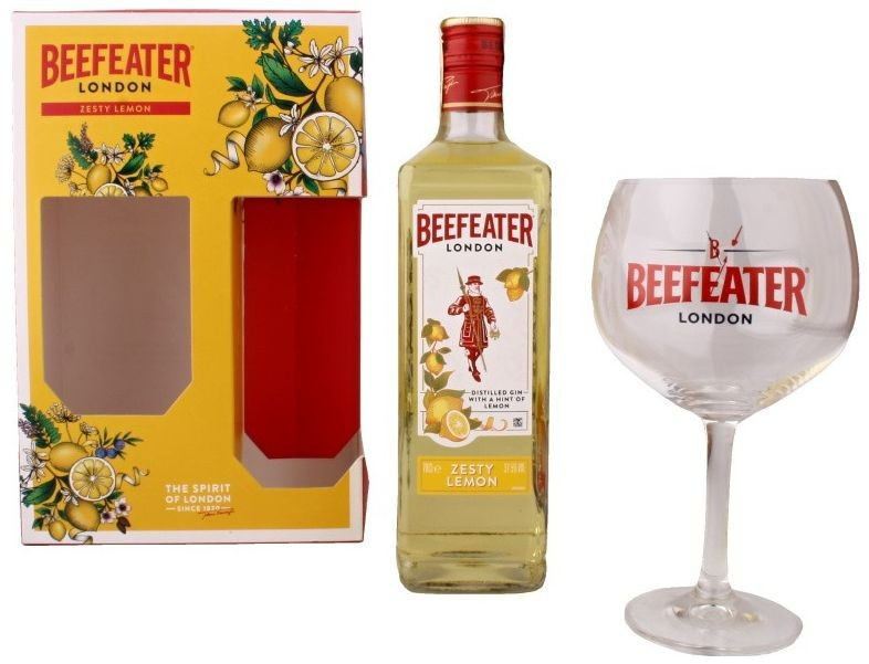 Beefeater Zesty Lemon se skleničkou 0.7l