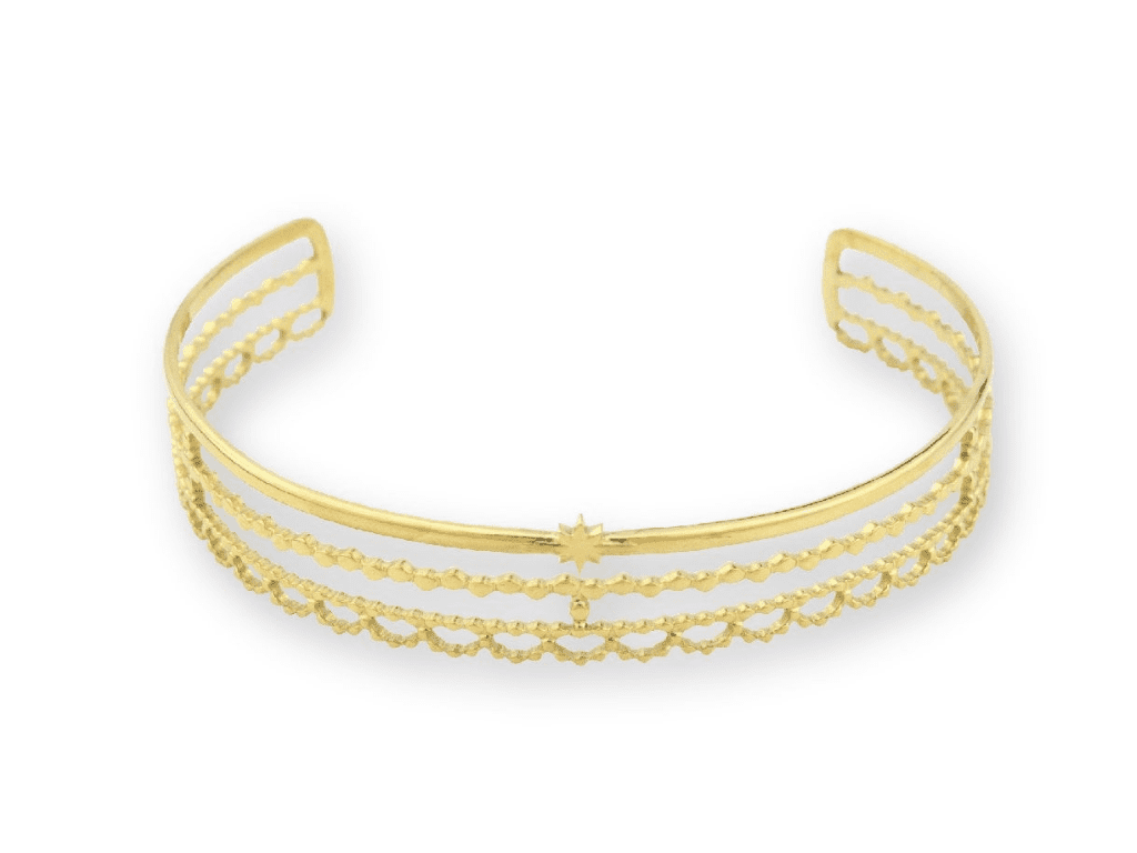 Bangles.cz Náramek chirurgická ocel Joy gold 547