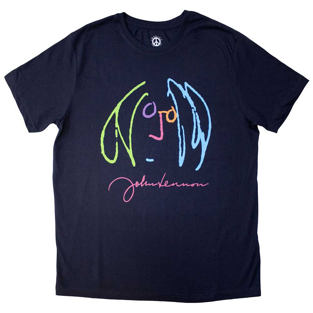 RockOff John Lennon Unisex T-Shirt: Self Portrait Full Colour Velikost: L